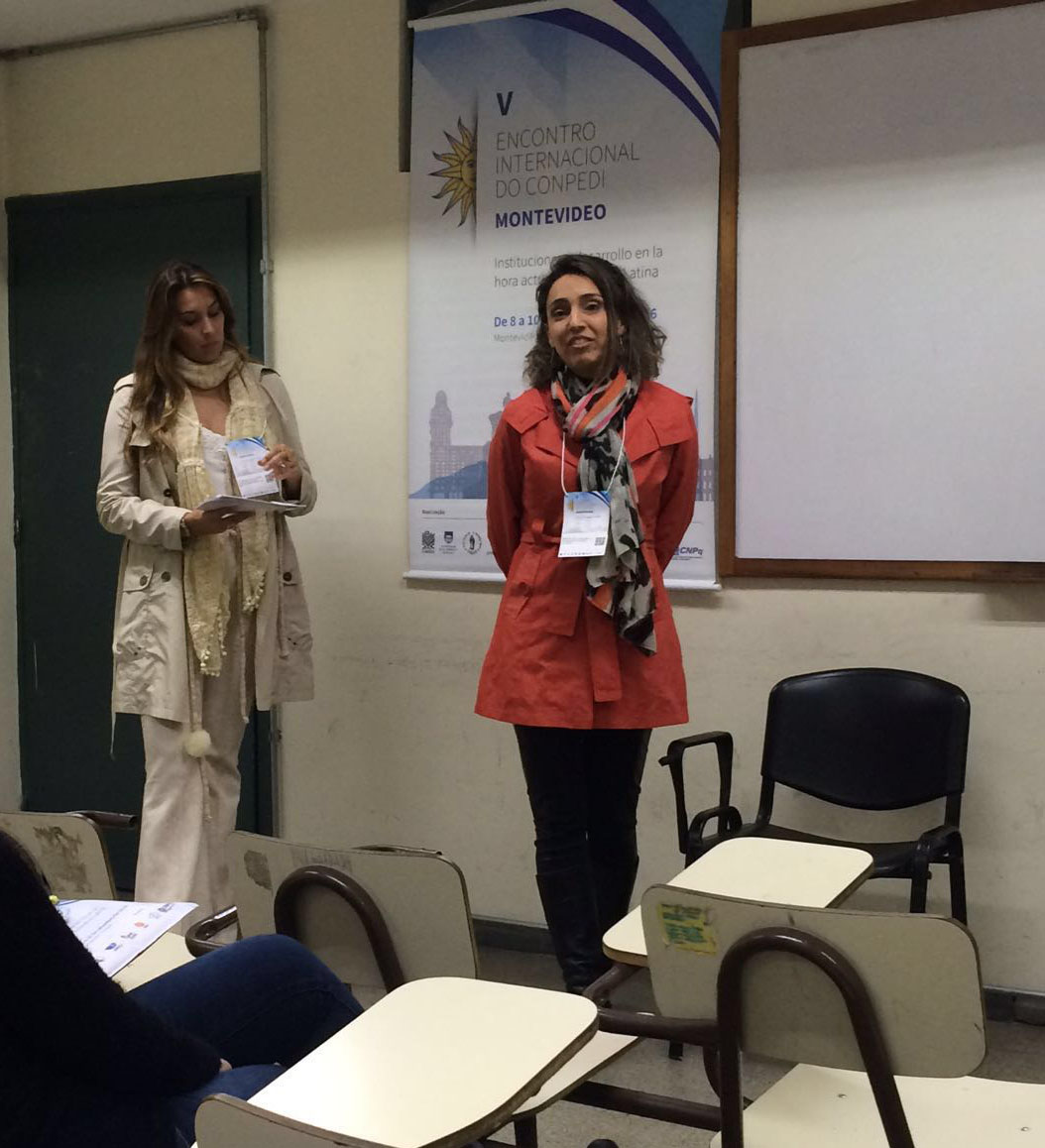 Professora do Curso de Direito apresenta trabalho em congresso internacional