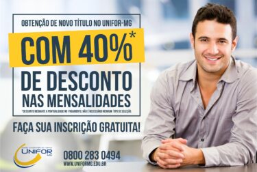 INSCRIÇÕES ABERTAS PARA OBTENÇÃO DE NOVO TÍTULO