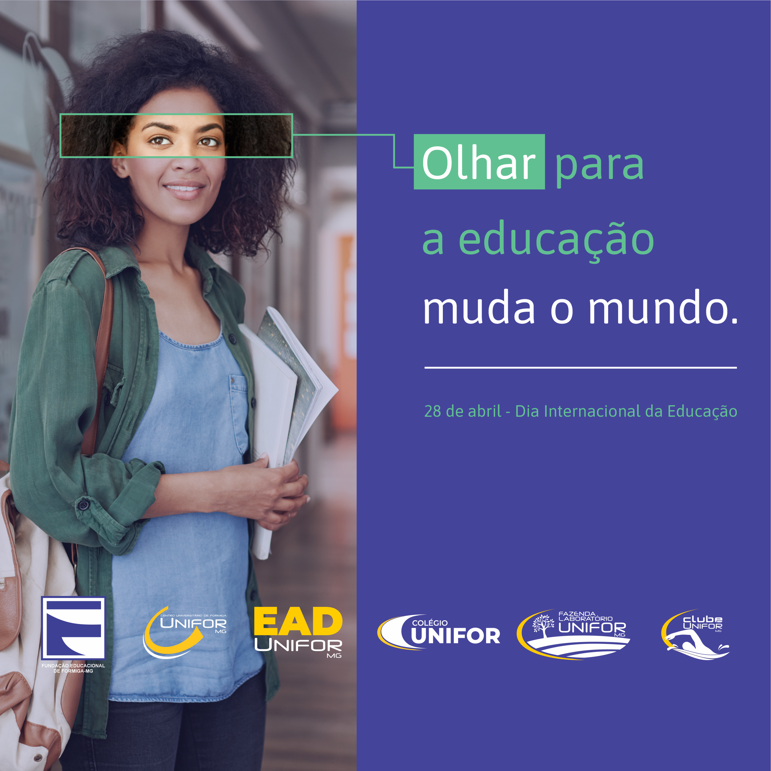 UNIFOR-MG CELEBRA DIA INTERNACIONAL DA EDUCAÇÃO