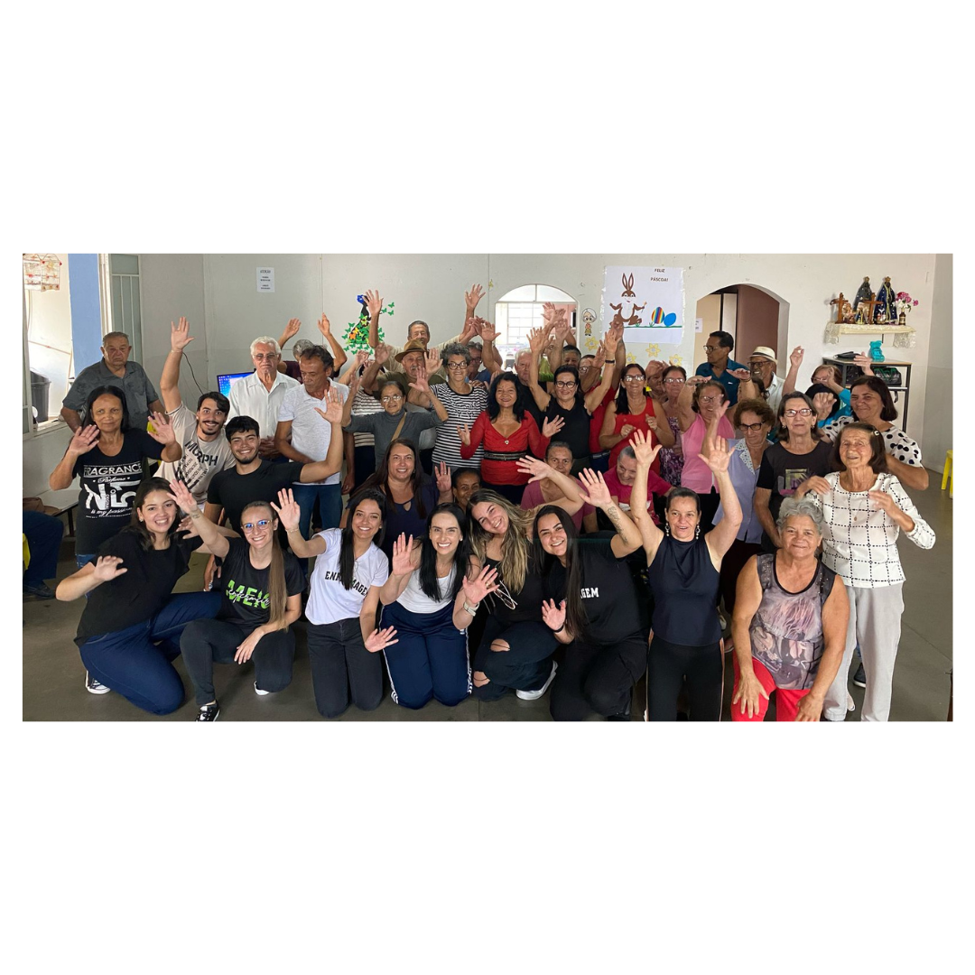 ALUNOS DO UNIFOR-MG REALIZAM ATIVIDADES DE PROMOÇÃO À SAÚDE COM IDOSOS