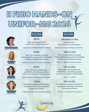 UNIFOR-MG PROMOVE O II FISIO HANDS-ON