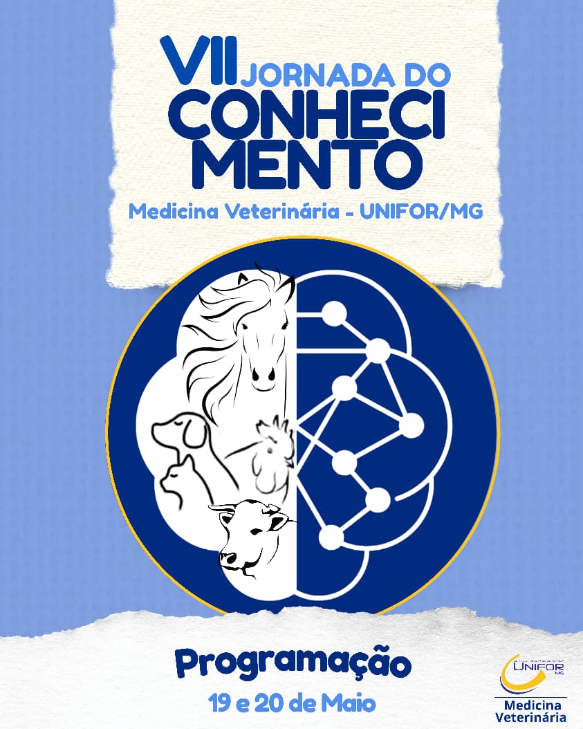 UNIFOR-MG REALIZARÁ VII JORNADA DO CONHECIMENTO EM MEDICINA VETERINÁRIA