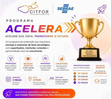 PROGRAMA ACELERA FORMIGA 2026 ESTÁ COM INSCRIÇÕES ABERTAS E ALUNOS DO UNIFOR-MG PODEM PARTICIPAR